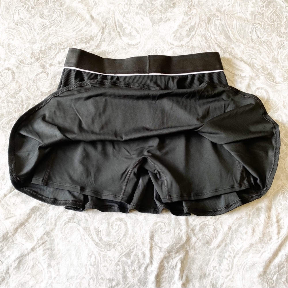 NIKE Tennis Skort Black White Medium Tall NWT - Picture 9 of 10